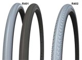 Reifen aus PU, 22 x 1 Zoll, 570 x 25 mm, Farbe grau Profil R401, ETRTO 25 - 489 mm