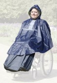 Regenponcho für Rollstuhl